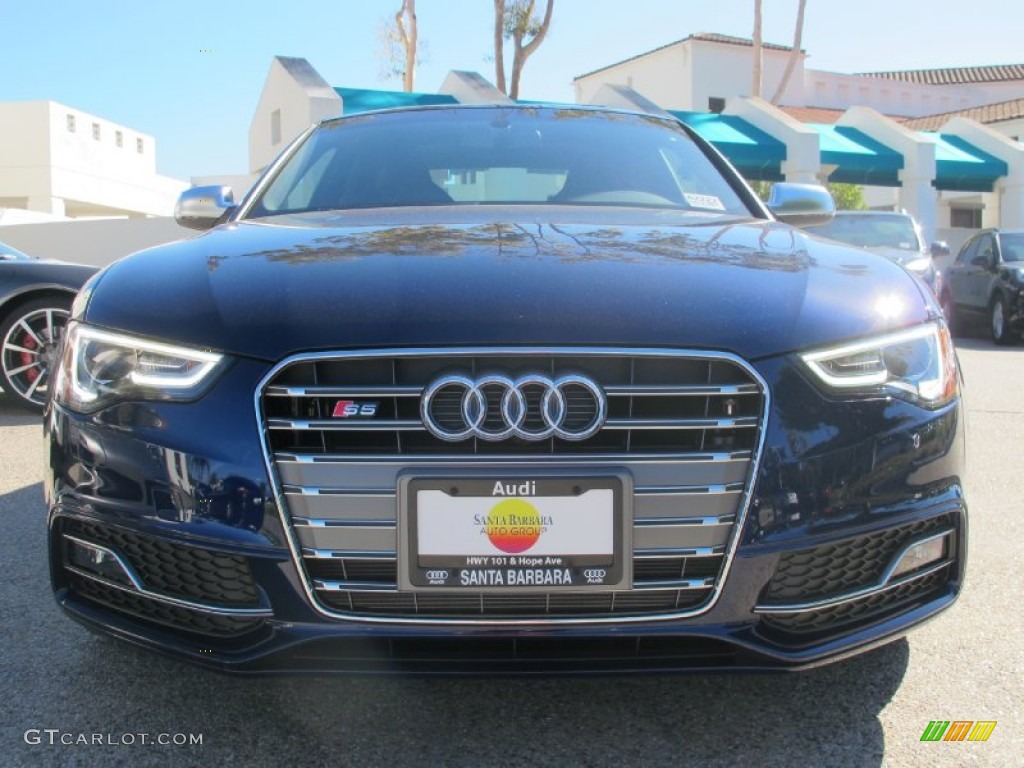 2013 S5 3.0 TFSI quattro Coupe - Moonlight Blue Metallic / Black photo #4