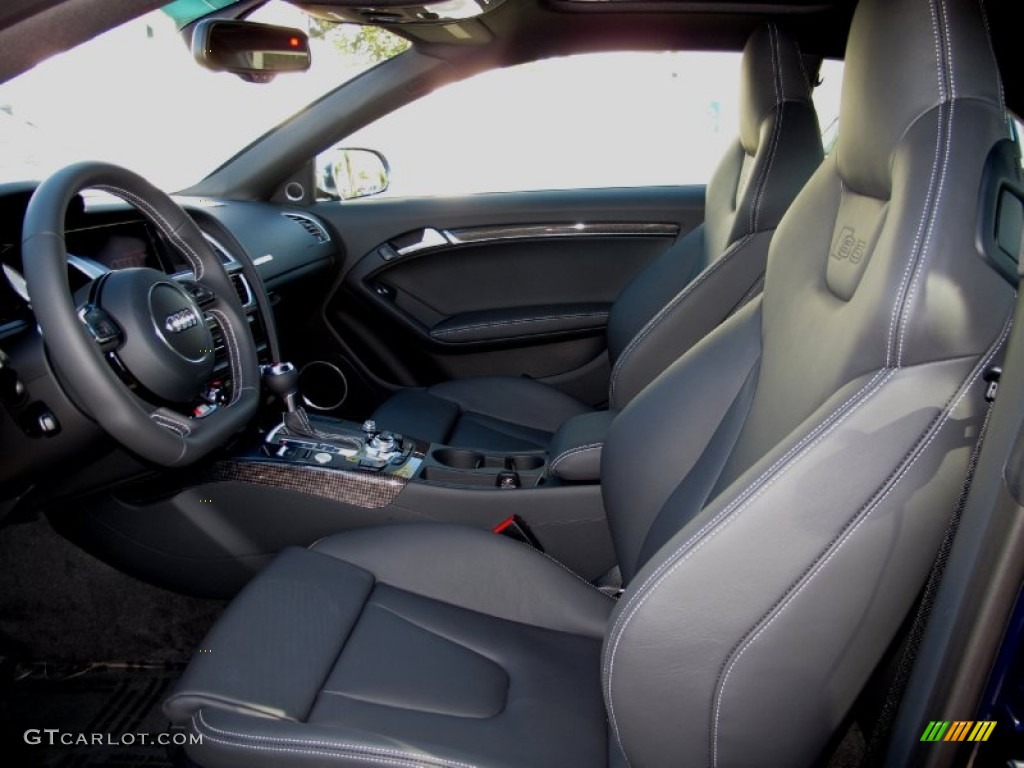 Black Interior 2013 Audi S5 3.0 TFSI quattro Coupe Photo #72234411