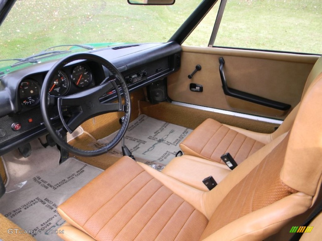 Beige Interior 1974 Porsche 914 2.0 Photo #72235096