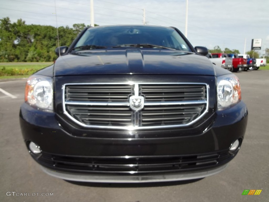 Brilliant Black Crystal Pearl 2010 Dodge Caliber Rush Exterior Photo #72235238
