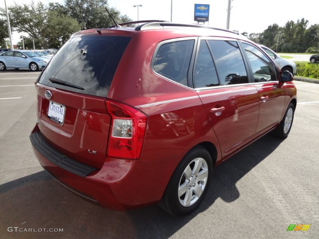 2008 Rondo LX - Volcanic Red / Beige photo #10