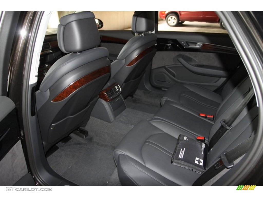 2013 Audi A8 L 4.0T quattro Rear Seat Photo #72236437