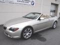 2005 Mineral Silver Metallic BMW 6 Series 645i Convertible  photo #3