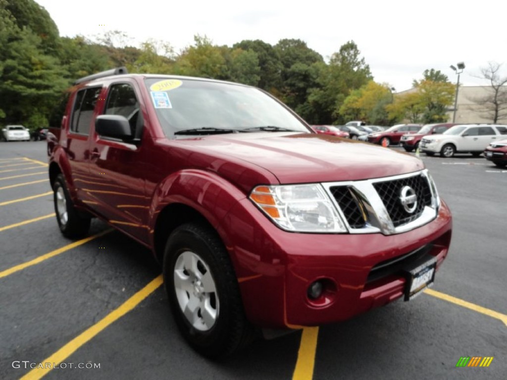 2008 Pathfinder S 4x4 - Red Brawn / Graphite photo #3