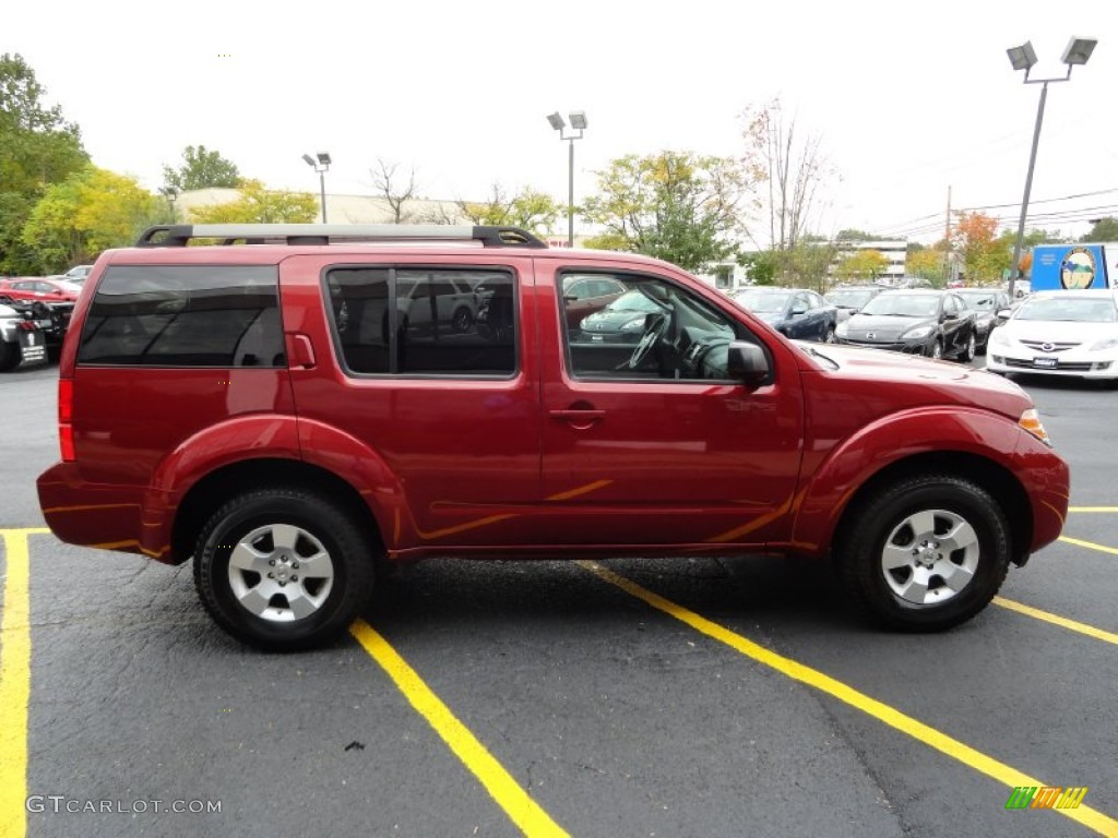 2008 Pathfinder S 4x4 - Red Brawn / Graphite photo #4