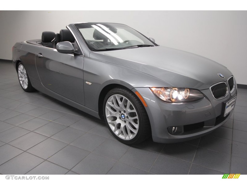 2010 3 Series 328i Convertible - Space Gray Metallic / Black photo #1