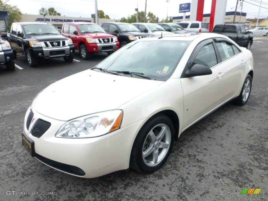 White Diamond Tri Coat 2008 Pontiac G6 V6 Sedan Exterior Photo #72240065