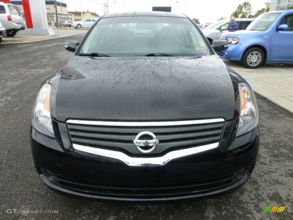 2007 Altima 3.5 SE - Super Black / Charcoal photo #12