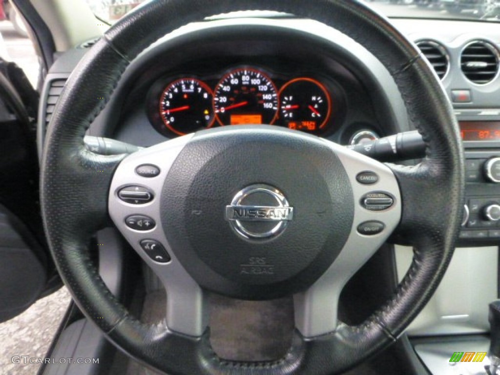 2007 Altima 3.5 SE - Super Black / Charcoal photo #17