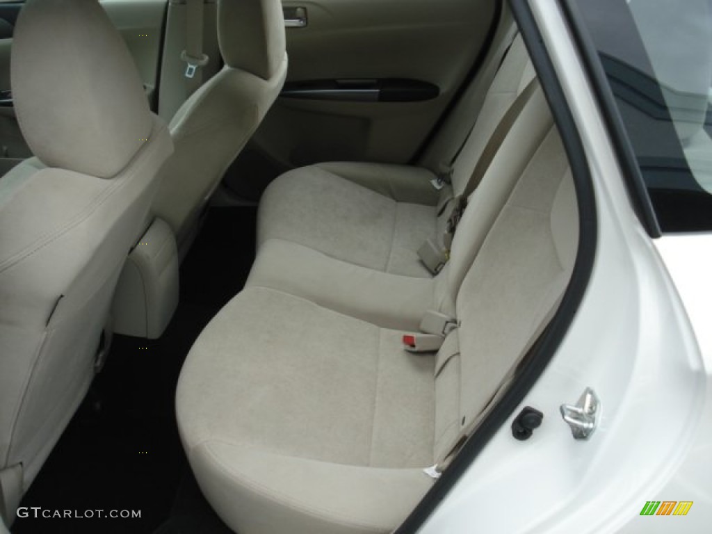 2011 Impreza 2.5i Premium Wagon - Satin White Pearl / Ivory photo #13