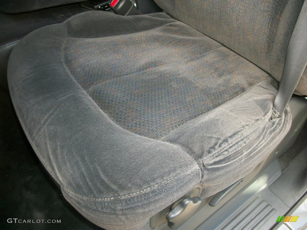 2000 Silverado 2500 LS Extended Cab 4x4 - Medium Charcoal Gray Metallic / Graphite photo #9