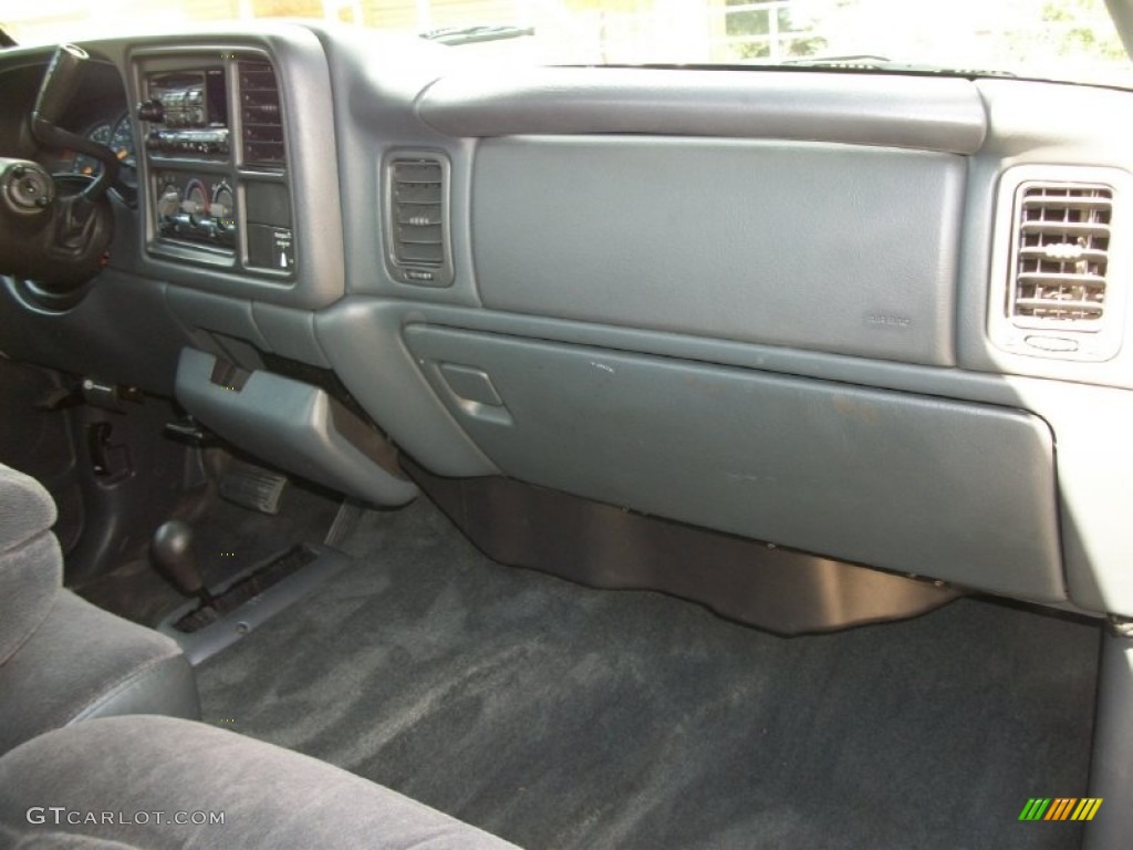 2000 Silverado 2500 LS Extended Cab 4x4 - Medium Charcoal Gray Metallic / Graphite photo #19