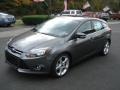 2013 Sterling Gray Ford Focus Titanium Hatchback  photo #4