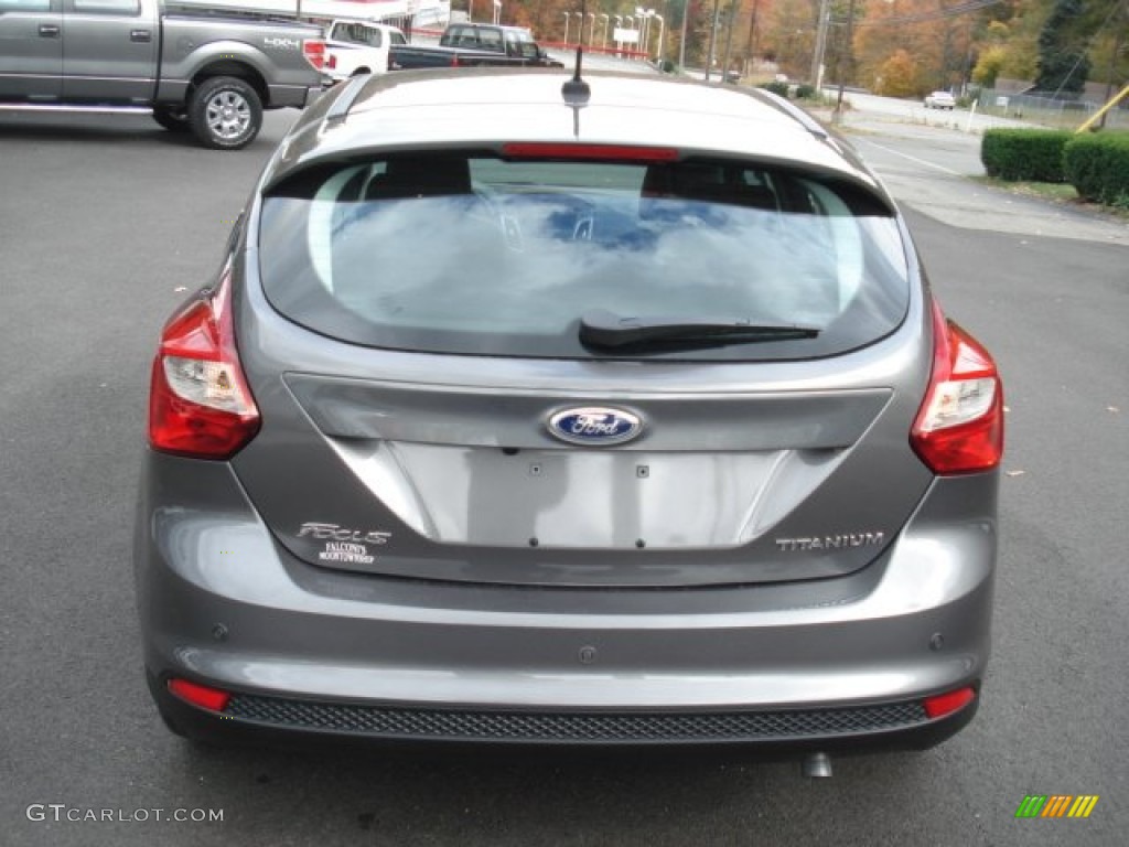 2013 Focus Titanium Hatchback - Sterling Gray / Charcoal Black photo #7