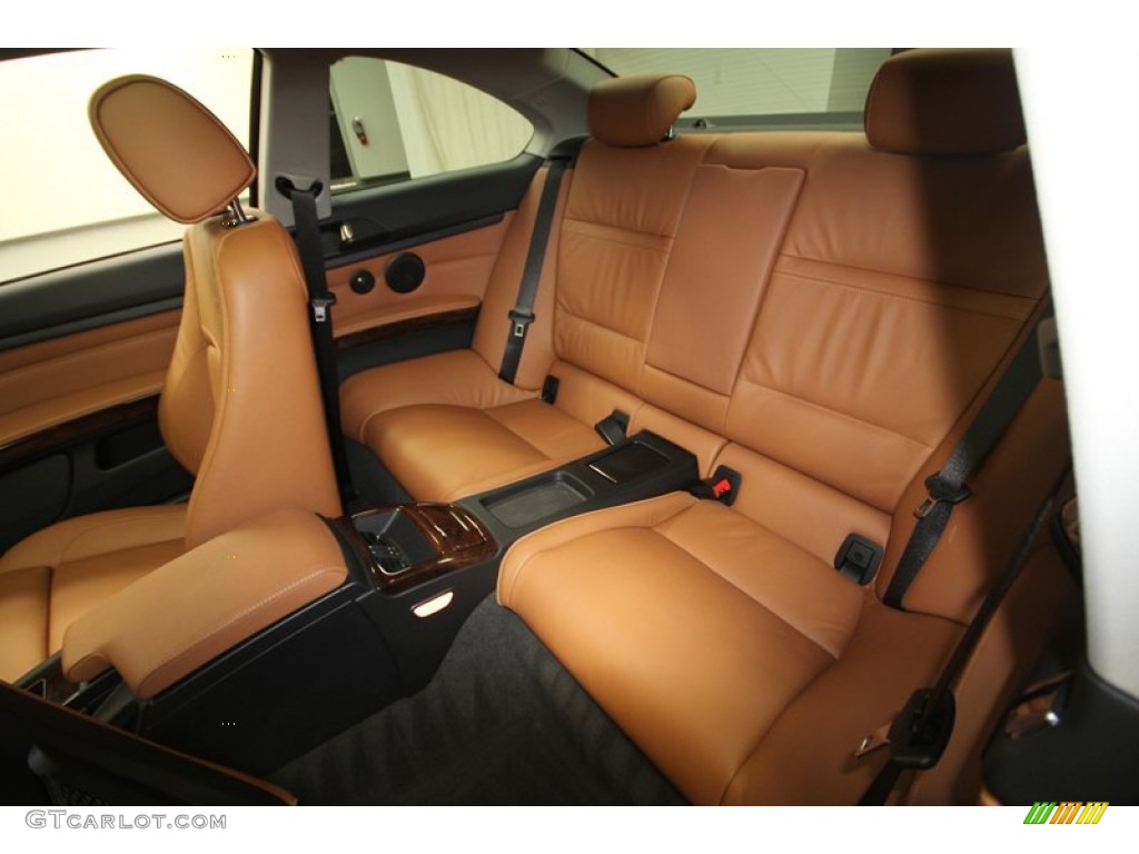 2009 3 Series 328i Coupe - Black Sapphire Metallic / Saddle Brown Dakota Leather photo #14