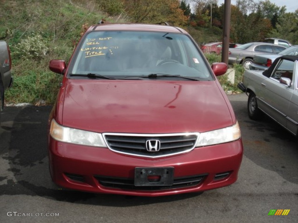 2002 Odyssey EX-L - Red Rock Pearl / Quartz Gray photo #2