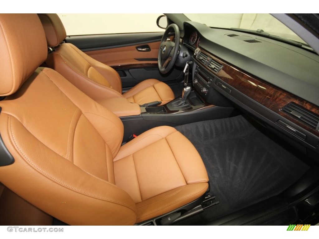 2009 3 Series 328i Coupe - Black Sapphire Metallic / Saddle Brown Dakota Leather photo #29