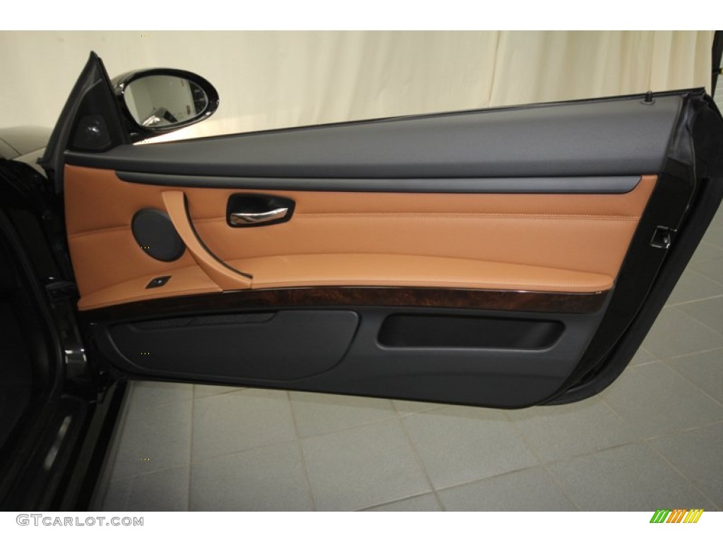 2009 3 Series 328i Coupe - Black Sapphire Metallic / Saddle Brown Dakota Leather photo #30