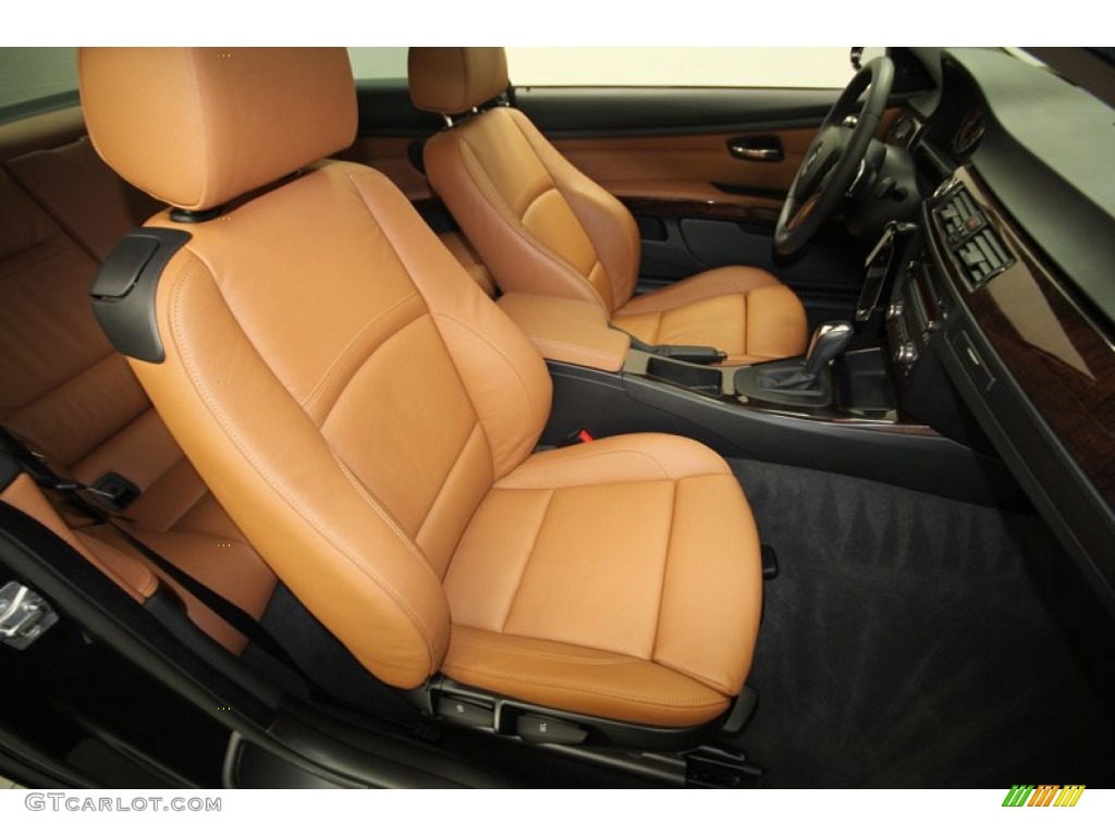 2009 3 Series 328i Coupe - Black Sapphire Metallic / Saddle Brown Dakota Leather photo #31