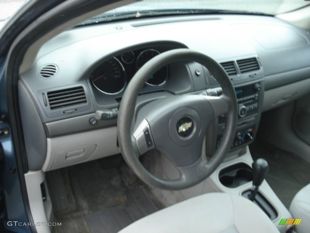 2007 Cobalt LS Sedan - Blue Granite Metallic / Gray photo #8