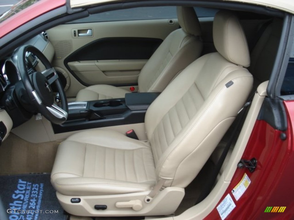 2006 Mustang GT Premium Convertible - Redfire Metallic / Light Parchment photo #11