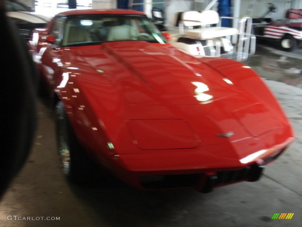 1979 Corvette Coupe - Red / Light Beige photo #2