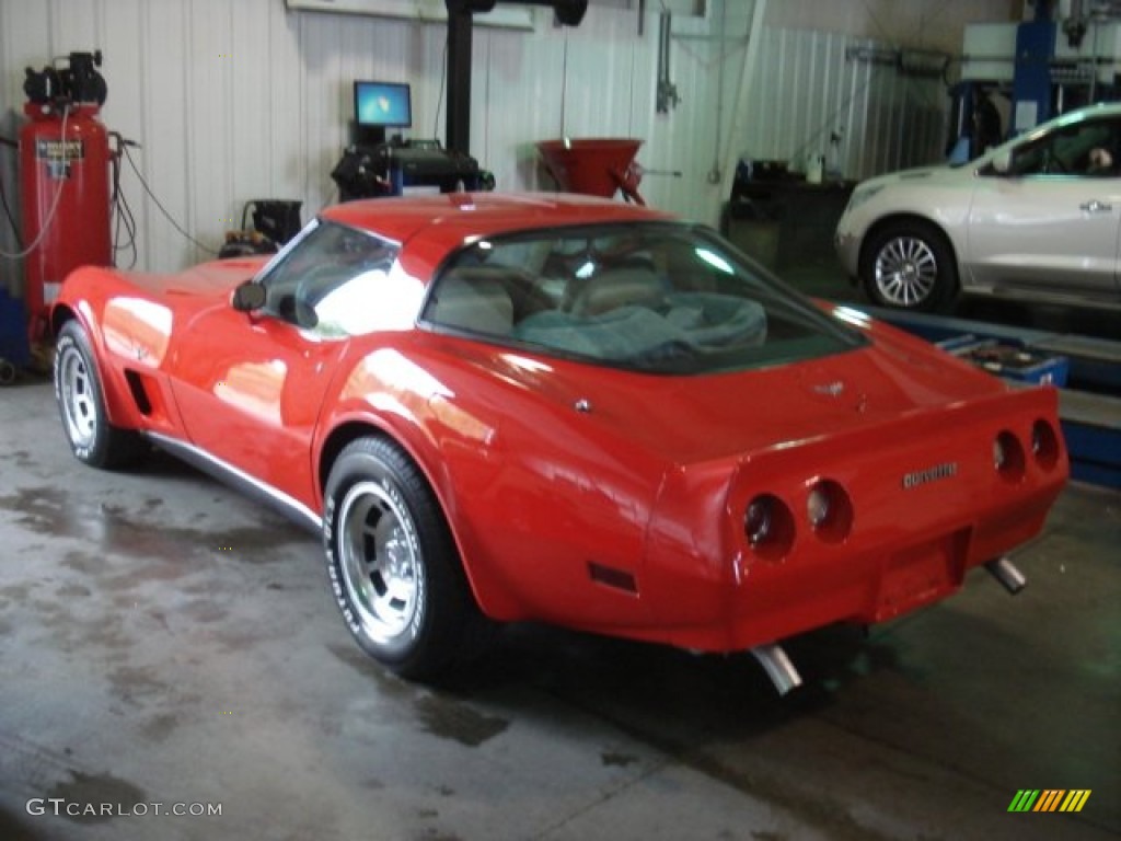 1979 Corvette Coupe - Red / Light Beige photo #6