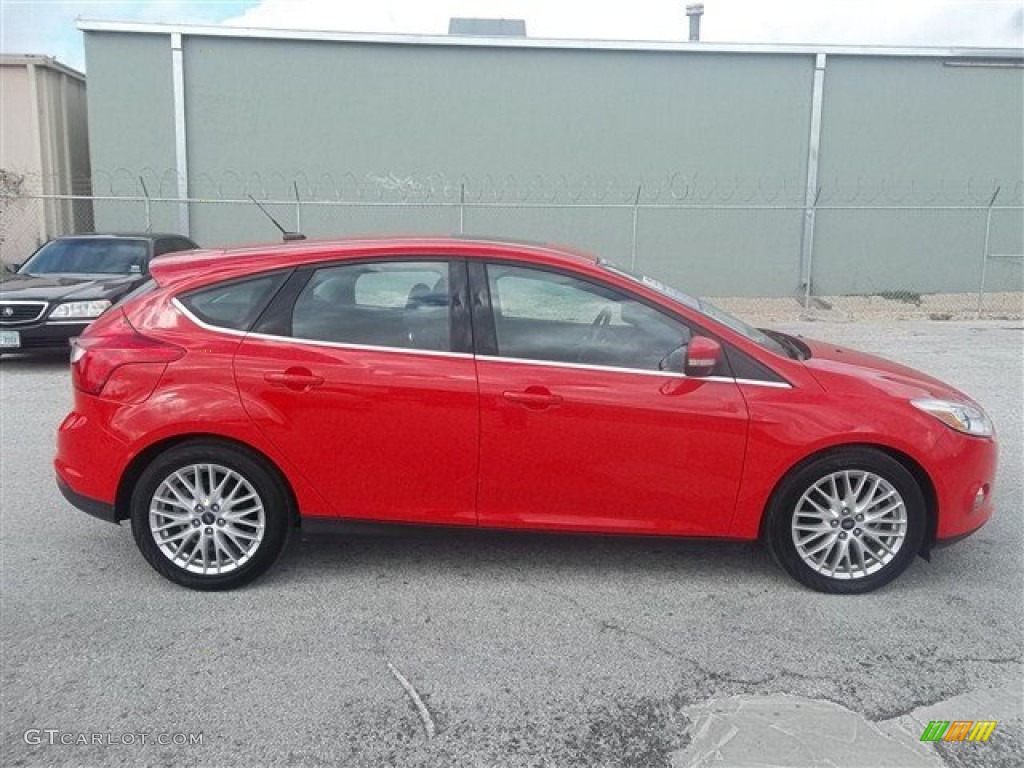 Race Red 2012 Ford Focus SEL 5-Door Exterior Photo #72246997