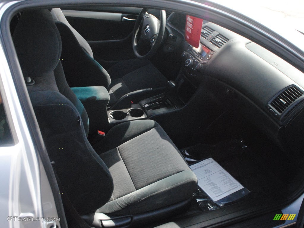 2003 Accord LX V6 Coupe - Satin Silver Metallic / Black photo #6