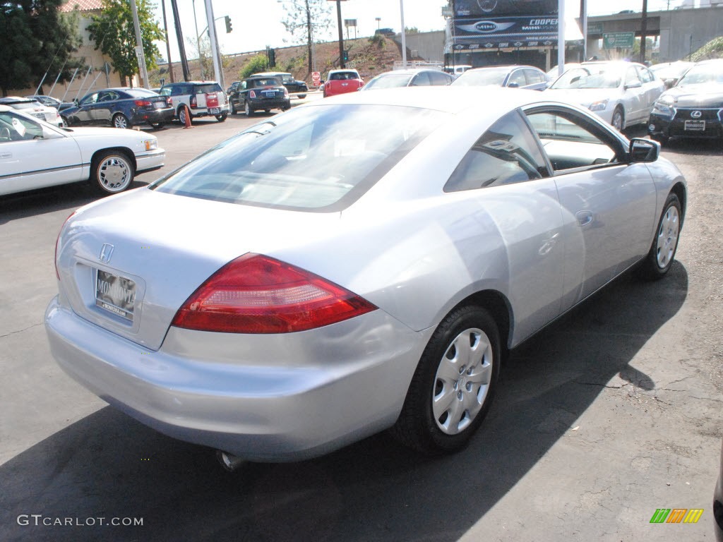 2003 Accord LX V6 Coupe - Satin Silver Metallic / Black photo #8
