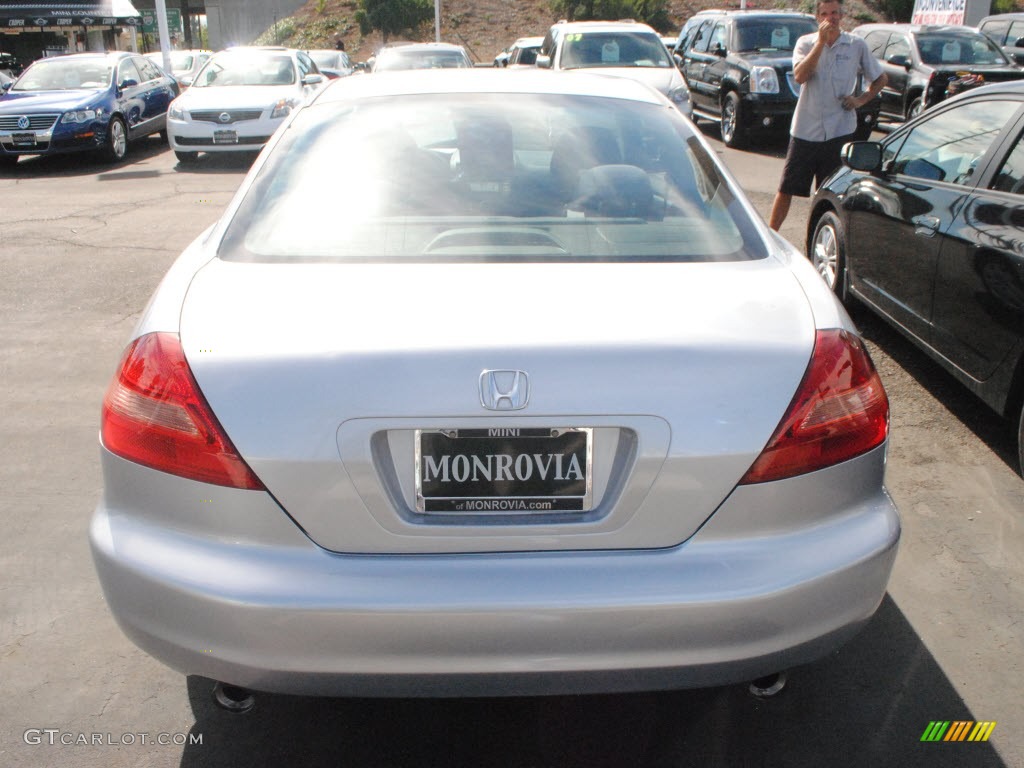 2003 Accord LX V6 Coupe - Satin Silver Metallic / Black photo #9