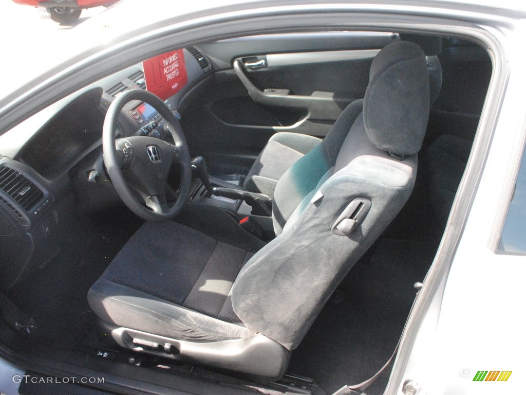 2003 Accord LX V6 Coupe - Satin Silver Metallic / Black photo #12
