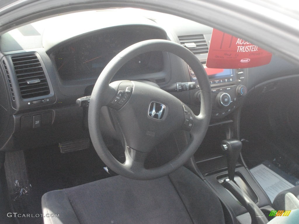 2003 Accord LX V6 Coupe - Satin Silver Metallic / Black photo #13