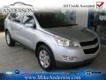 2012 Silver Ice Metallic Chevrolet Traverse LT  photo #1