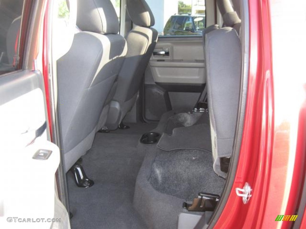 2012 Ram 1500 SLT Quad Cab 4x4 - Deep Cherry Red Crystal Pearl / Dark Slate Gray/Medium Graystone photo #7