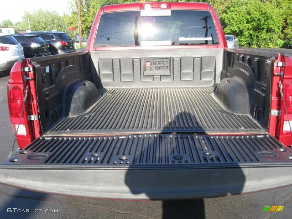 2012 Ram 1500 SLT Quad Cab 4x4 - Deep Cherry Red Crystal Pearl / Dark Slate Gray/Medium Graystone photo #9