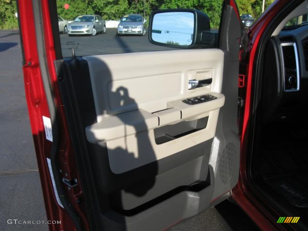2012 Ram 1500 SLT Quad Cab 4x4 - Deep Cherry Red Crystal Pearl / Dark Slate Gray/Medium Graystone photo #22