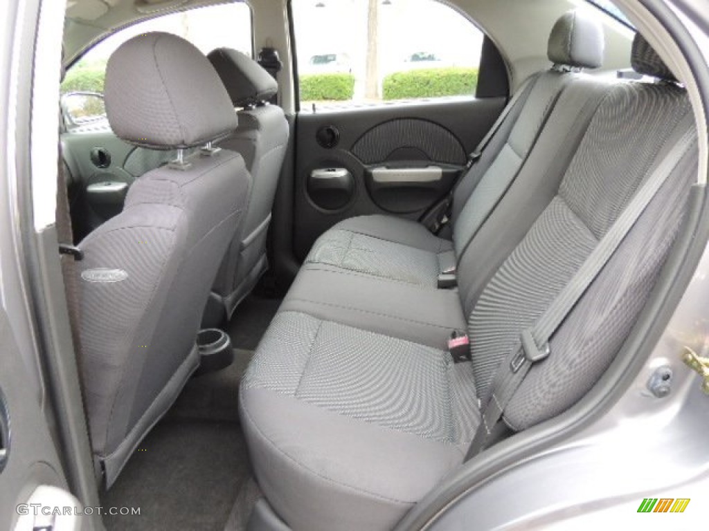 Charcoal Interior 2006 Chevrolet Aveo LT Sedan Photo #72250263