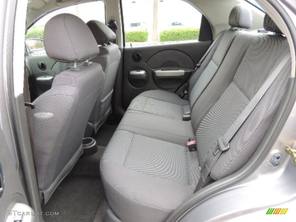 2006 Chevrolet Aveo LT Sedan Rear Seat Photo #72250263