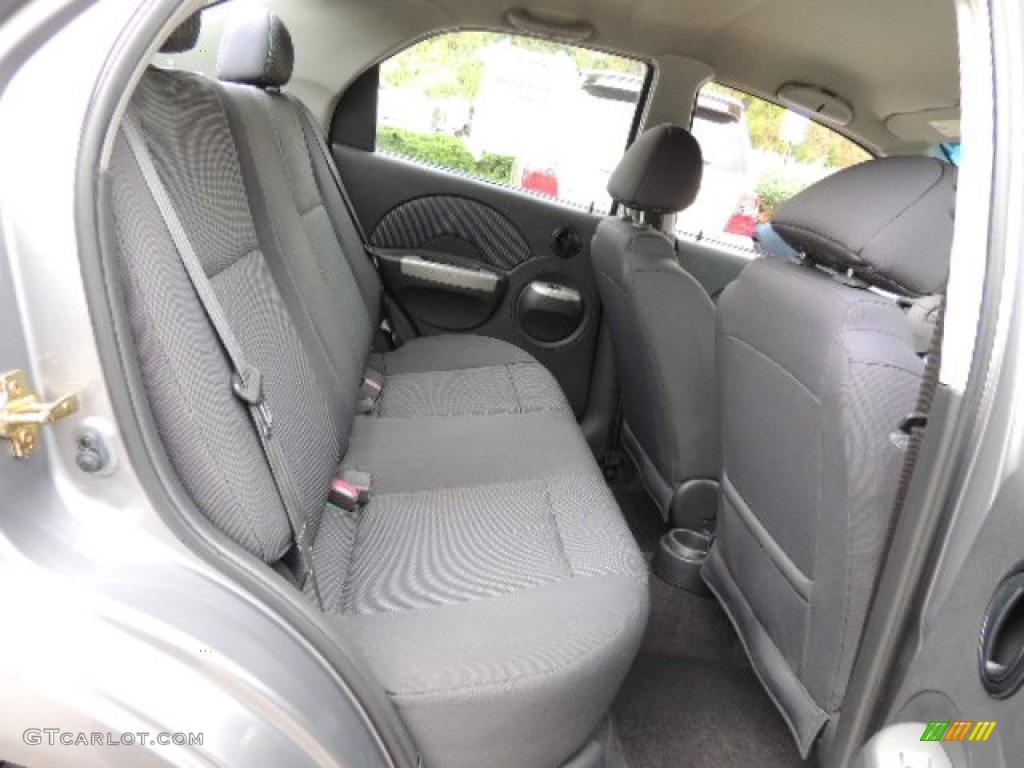 Charcoal Interior 2006 Chevrolet Aveo LT Sedan Photo #72250312