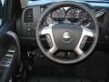 Ebony 2013 Chevrolet Silverado 3500HD LT Crew Cab 4x4 Dually Steering Wheel