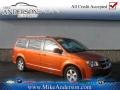 Mango Tango Pearl 2011 Dodge Grand Caravan Crew