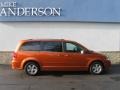 2011 Mango Tango Pearl Dodge Grand Caravan Crew  photo #2