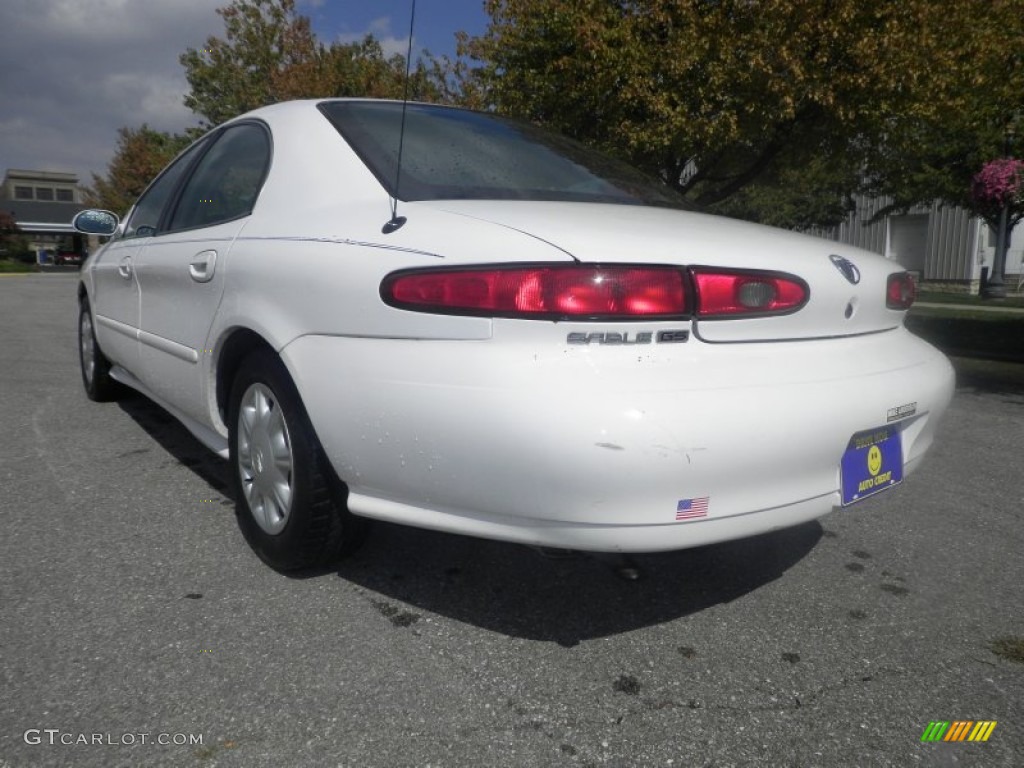1998 Sable GS Sedan - Performance White / Medium Graphite photo #3