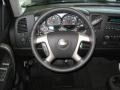 Ebony 2013 Chevrolet Silverado 3500HD LT Extended Cab 4x4 Dually Steering Wheel