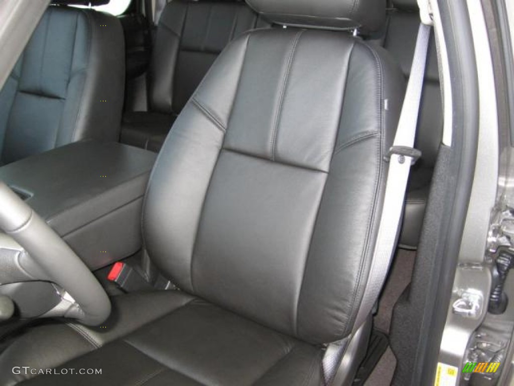 Ebony Interior 2012 Chevrolet Silverado 1500 LT Crew Cab 4x4 Photo #72253416