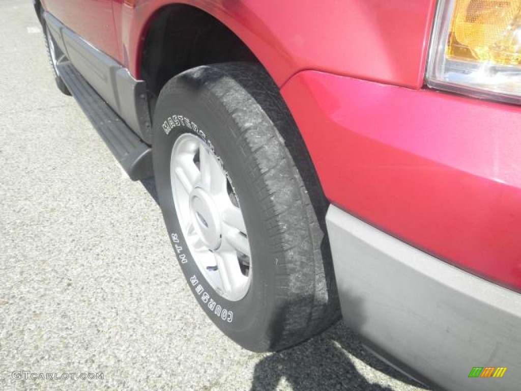 2003 Expedition XLT 4x4 - Laser Red Tinted Metallic / Flint Grey photo #23