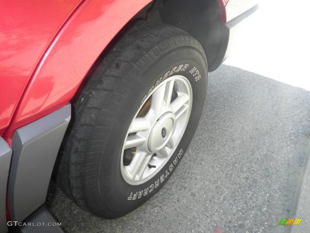 2003 Expedition XLT 4x4 - Laser Red Tinted Metallic / Flint Grey photo #25