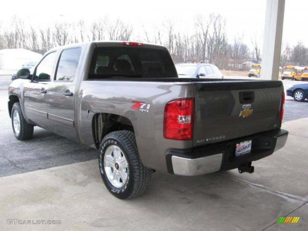 2012 Silverado 1500 LT Crew Cab 4x4 - Mocha Steel Metallic / Ebony photo #10