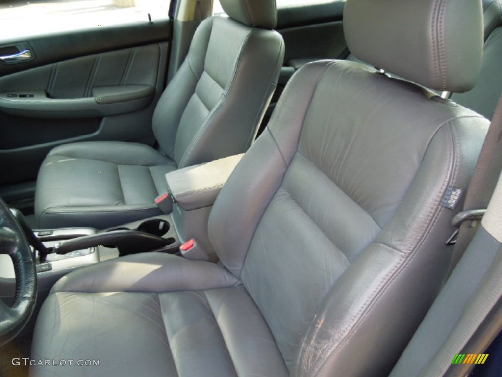 2003 Accord EX V6 Sedan - Eternal Blue Pearl / Gray photo #11